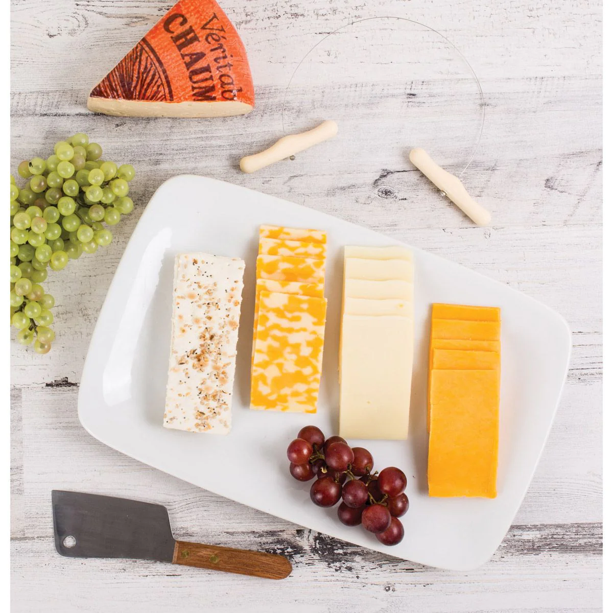 Porcelain Rectangular Platter – White – 12.25" - Image 4