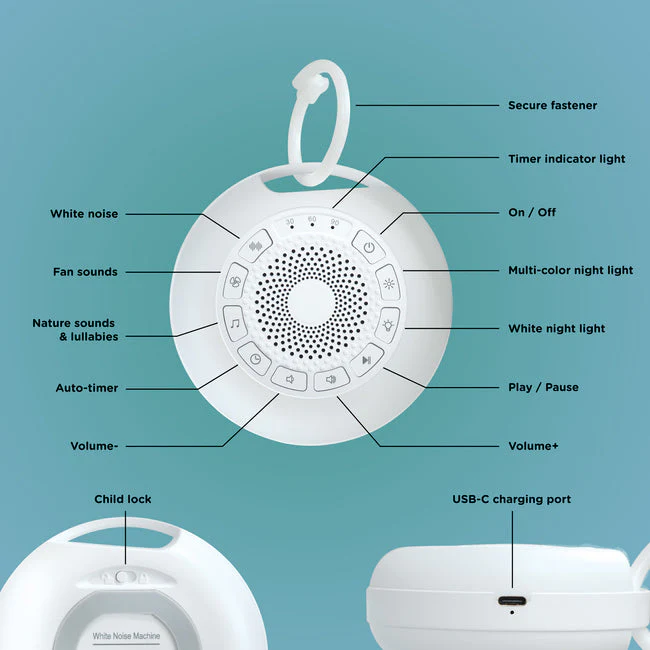 Portable Sound Machine & Night Light - Image 6