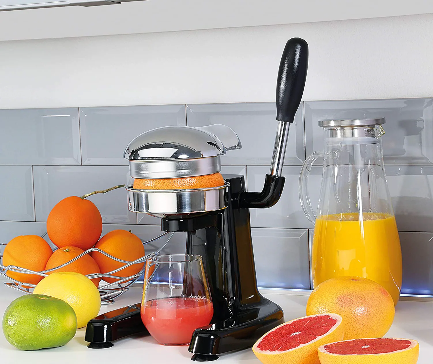 Positano Professional Citrus Press – Black - Image 4