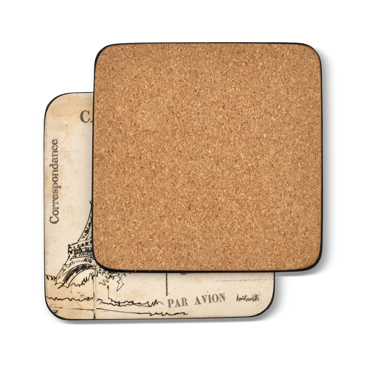 Postcard Sketches Coasters – Set of 6 - Image 3