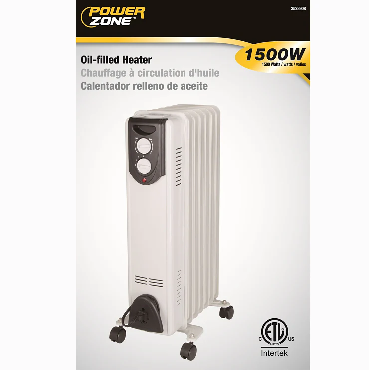 PowerZone Radiator Heater β White