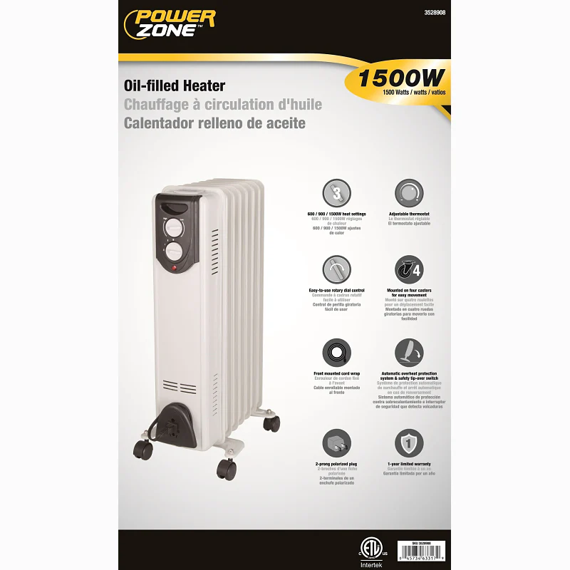 PowerZone Radiator Heater β White - Image 3