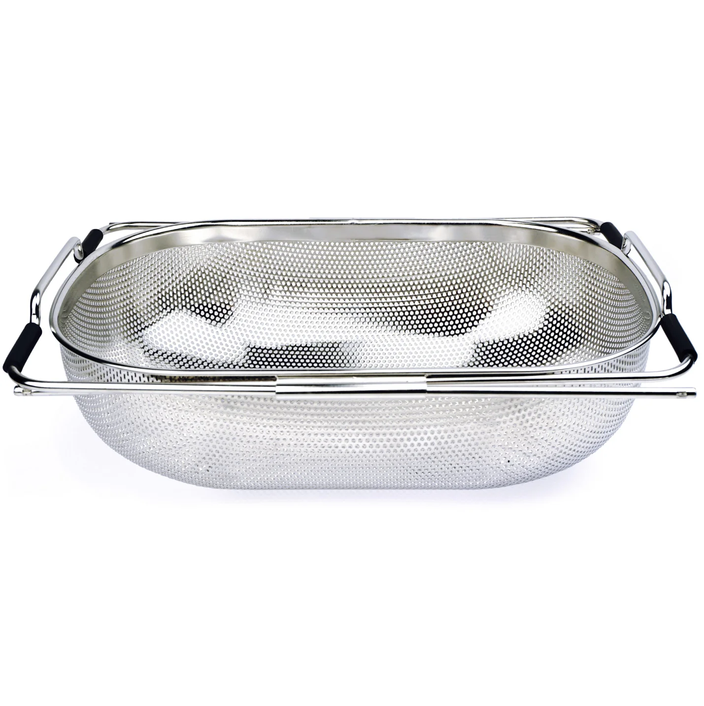 Precision Pierced Over-The-Sink Stainless Steel Drainer - Image 2