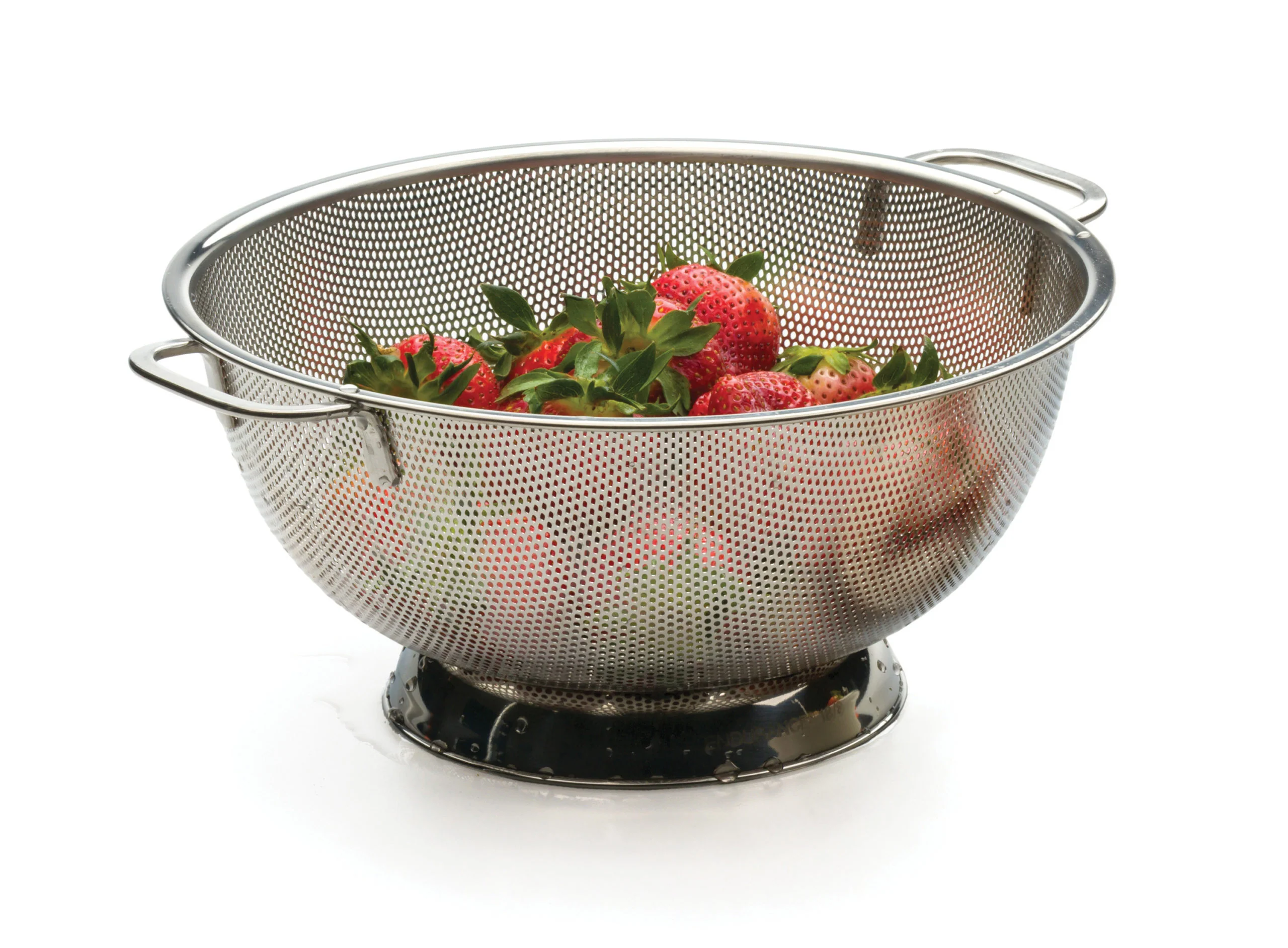 Precision Pierced Stainless Steel 5 qt Colander - Image 3