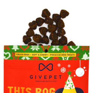 Premium Holiday Dog Treats –  Pugly Sweater Party – 6oz. - Image 2