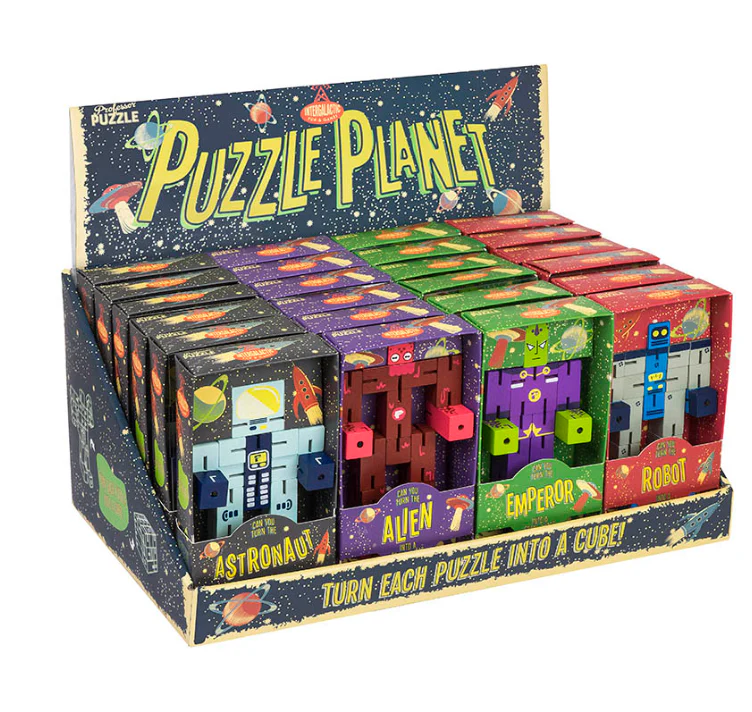Puzzle Planet Wood Figure Puzzles  – Assorted – Each Sold Separately - Image 2
