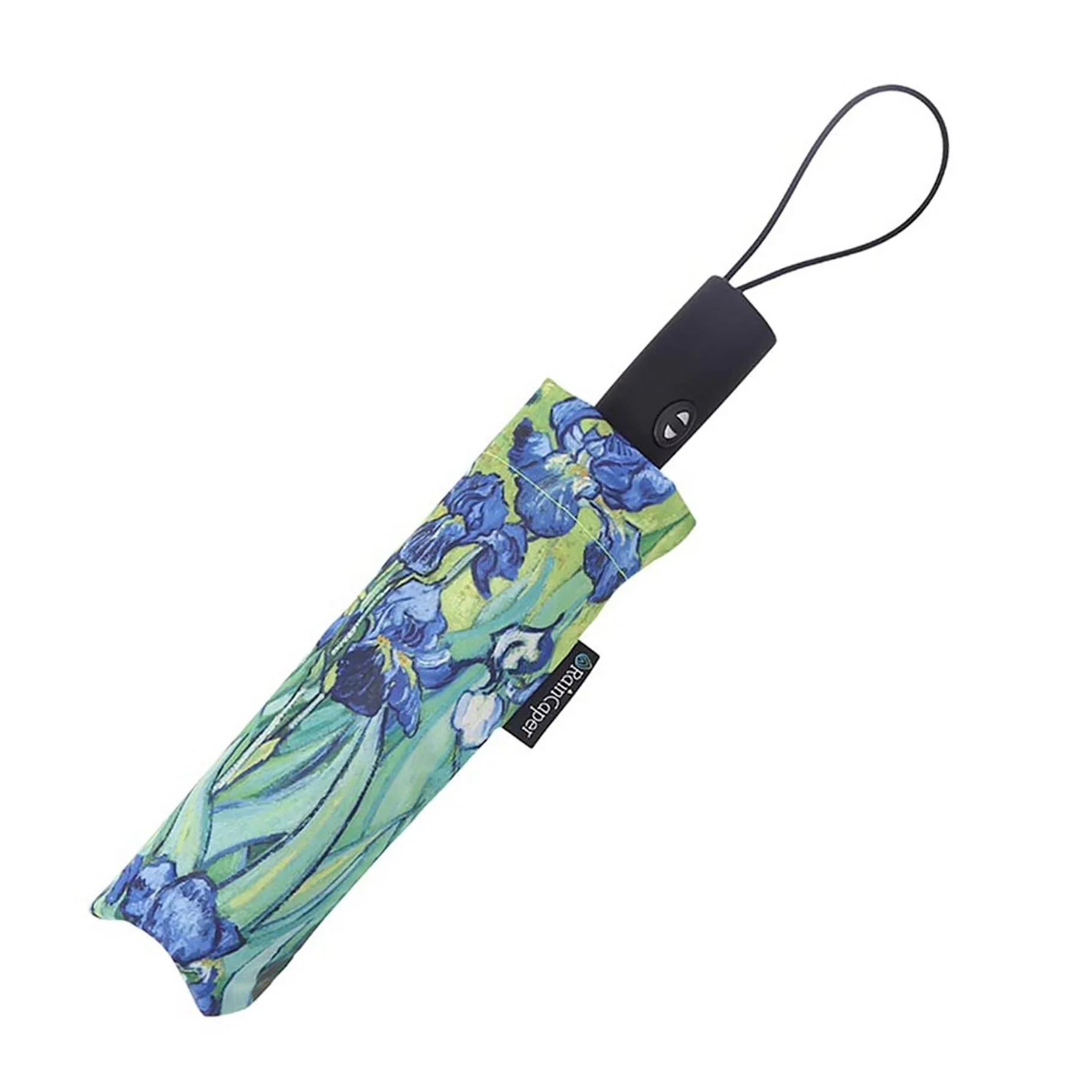 RainCaper Folding Travel Umbrella – Van Gogh – Irises - Image 5
