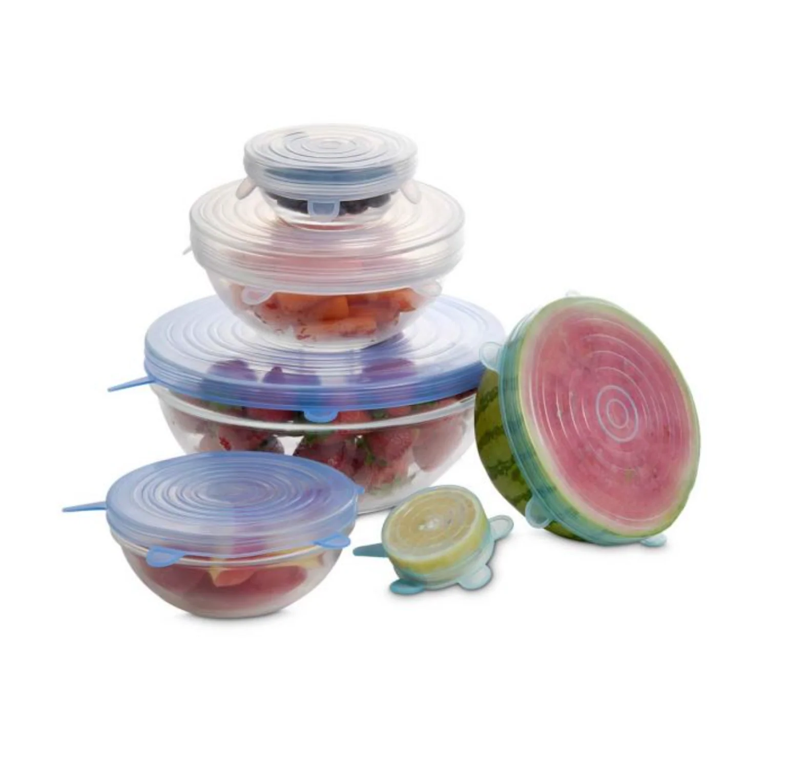 Reusable Stretch Food Storage Lids β 12-Piece Set