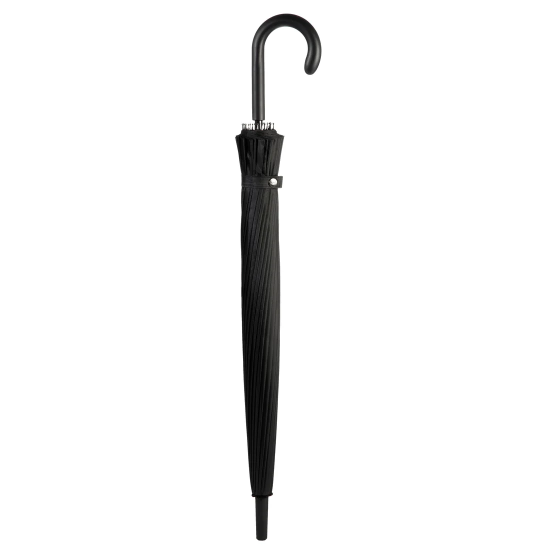 Rib Stick Umbrella with Auto Open Technology – Black - Image 3