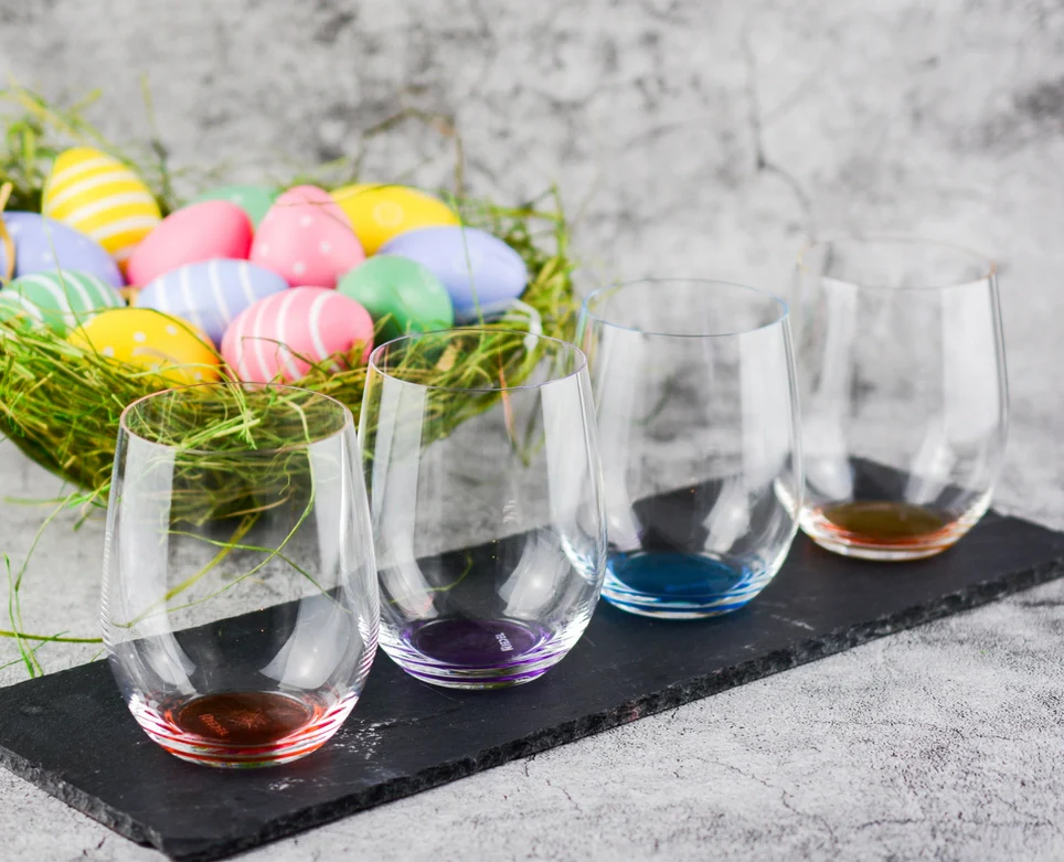 Riedel Happy O Vol. 2 Stemless Wine Glasses – 11oz. – Set of 4 - Image 3