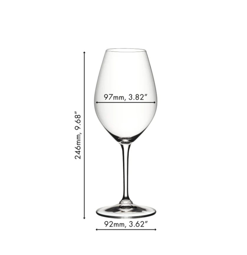 Riedel Wine Friendly Crystal Red Wine Glasses β Set of 2 β 23.5oz. - Image 2