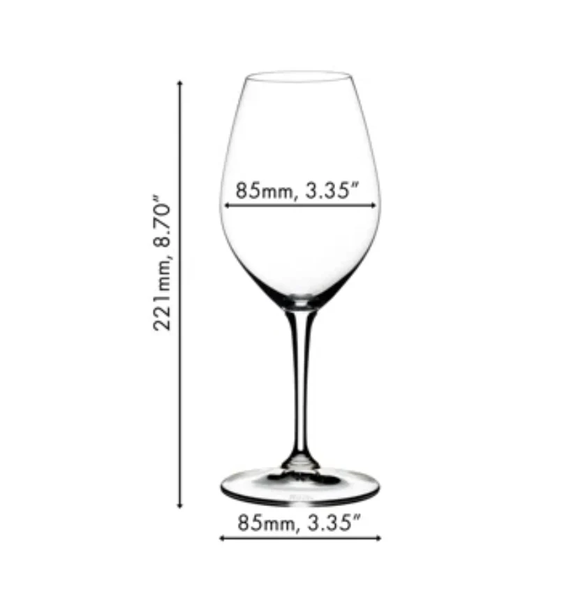 Riedel Wine Friendly Crystal White Wine & Champagne Glasses – Set of 2 – 15.5oz. - Image 2