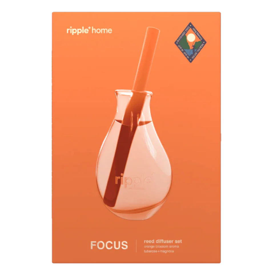 Ripple - Reed Diffuser โ 5oz โ Focus โ Orange Blossom