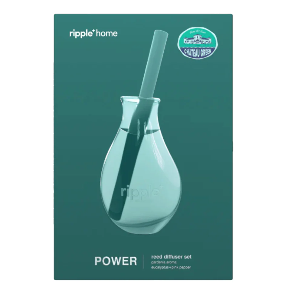 Ripple - Reed Diffuser – 5oz – Power - Gardenia & Eucalyptus