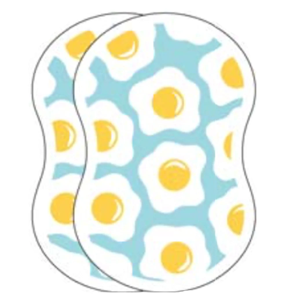 Ritz Toss Pop Up Sponges – Fried Egg – 2 Pack