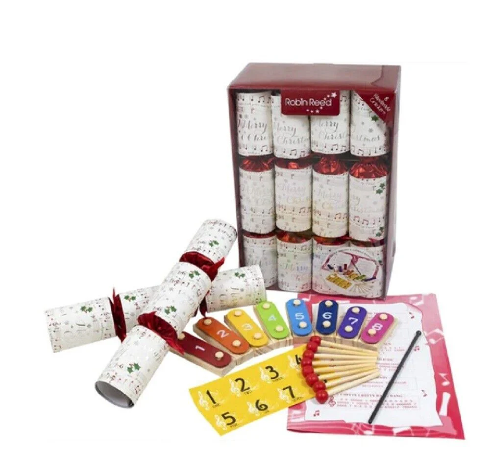 Robin Reed Chime Bars Christmas Party Crackers – 8 Pack - Image 3