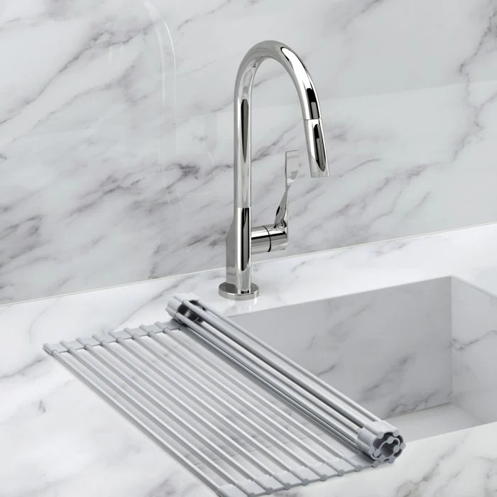 Roll-Up Kitchen Dish Drying Rack - Image 3