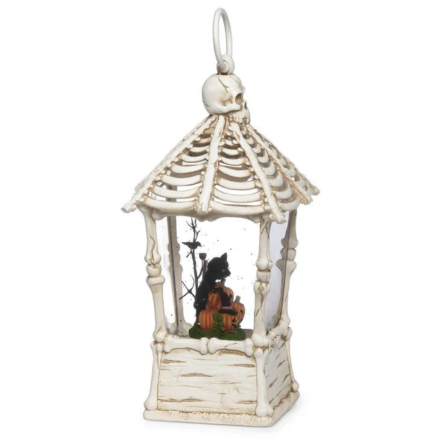 Roman Swirling Glitter Lighted Skeleton – 12" - Image 2