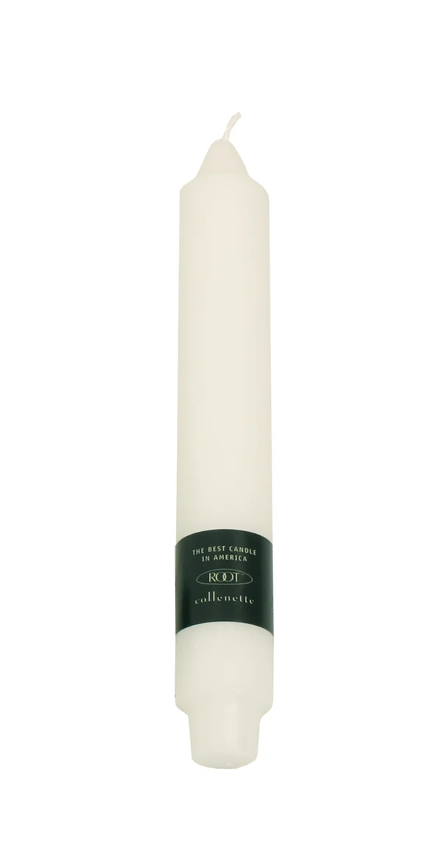 Root Timberline Collenette Candle – White – 9"