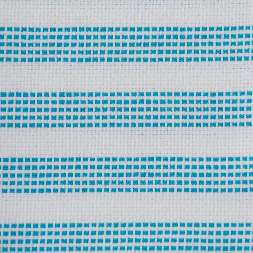 RSVP Woven Dobby Kitchen Towel – 18" x 28" – Turquoise - Image 2