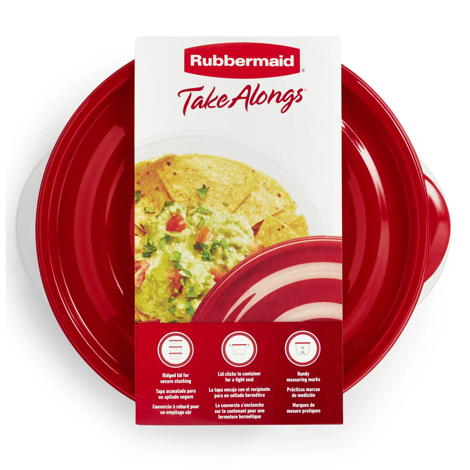 Rubbermaid TakeAlongs Food Storage Containers – 6.2 Cup – 3-Pk. - Image 4