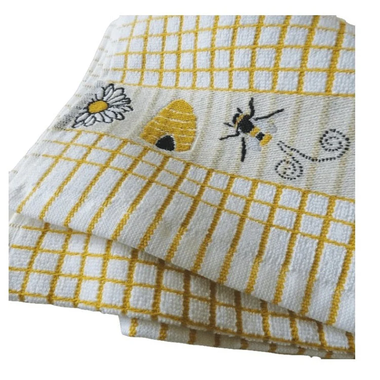 Samuel Lamont Poli Dri 100% Cotton Dish Towel – Bees – Pack of 2 - Image 3