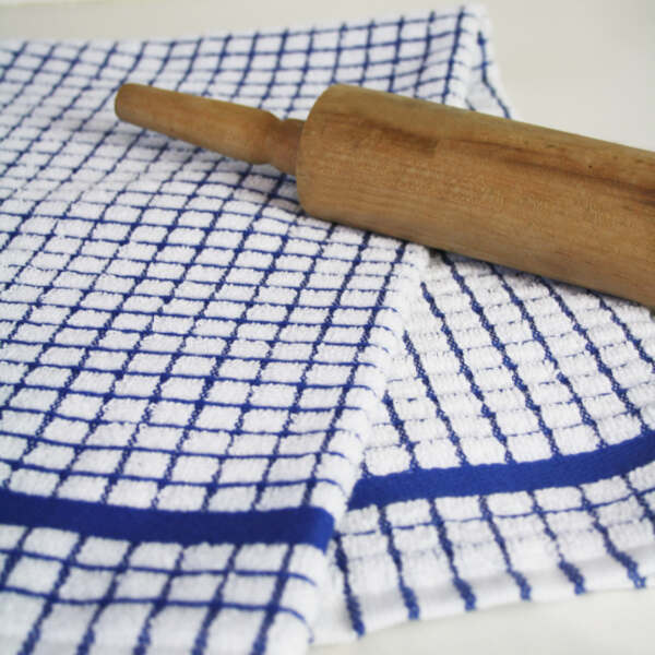 Samuel Lamont Poli Dri 100% Cotton Dish Towel – Blue - Image 2