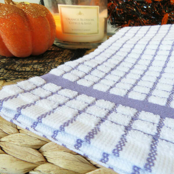 Samuel Lamont Poli Dri 100% Cotton Dish Towel β Lavender - Image 3