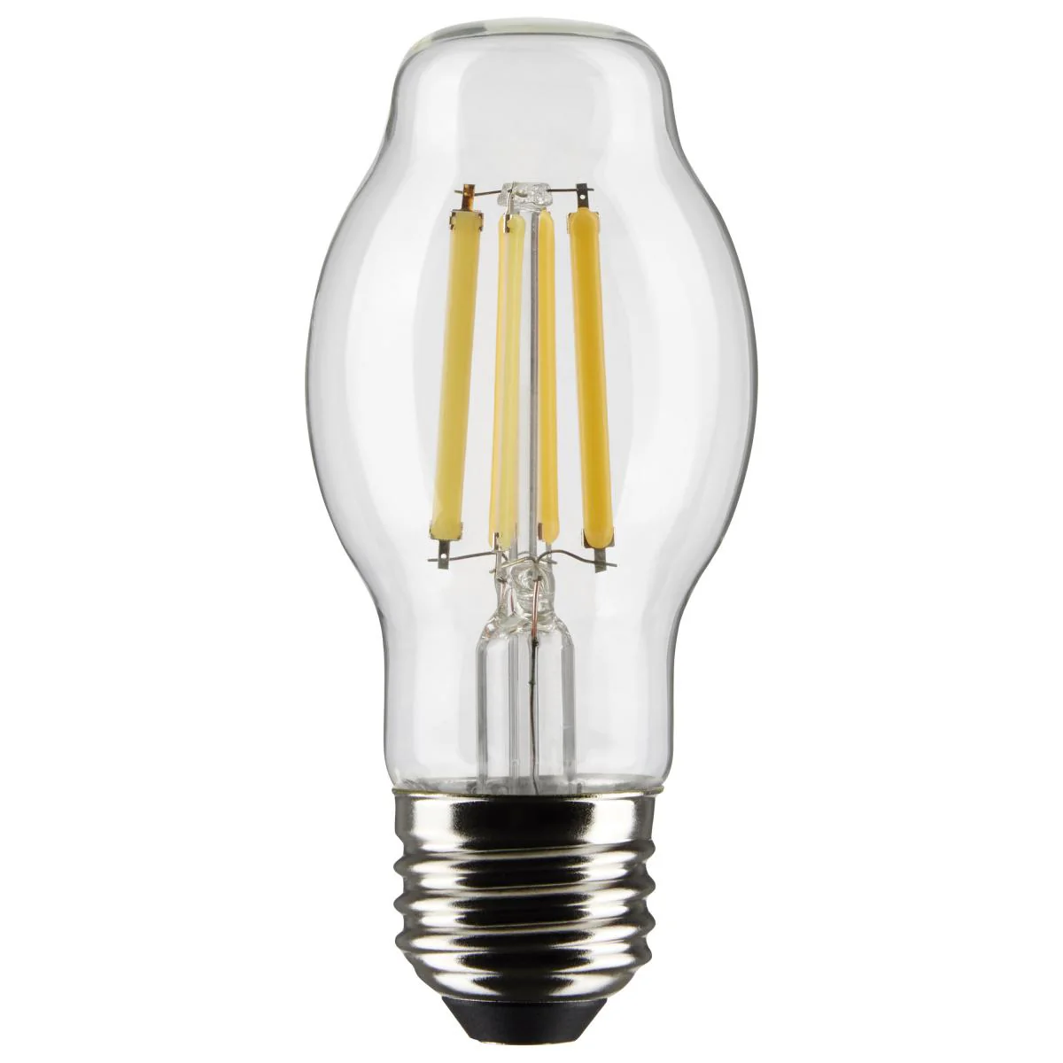 Satco LED BT15 Bulb – 8W – 60W Equivalent – E26 Base – Clear – 2700K