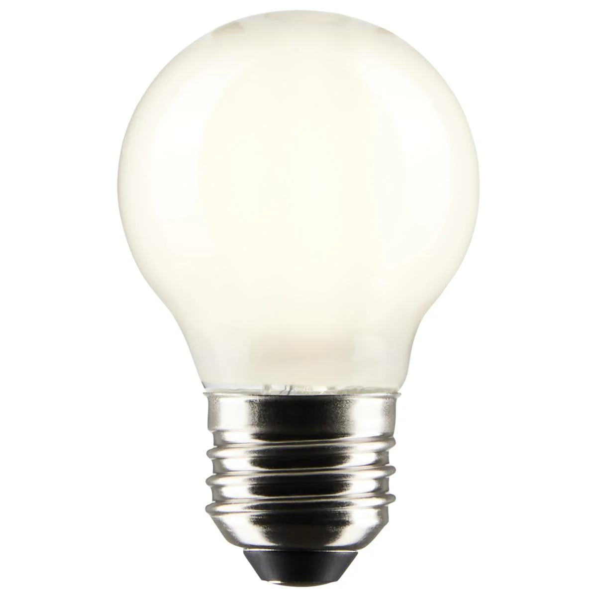 Satco LED G16.5 Globe Light Bulb Replacement – Frosted – 4.5W – 40W Equivalent – E26 Base – Warm White – 2700K - Image 4