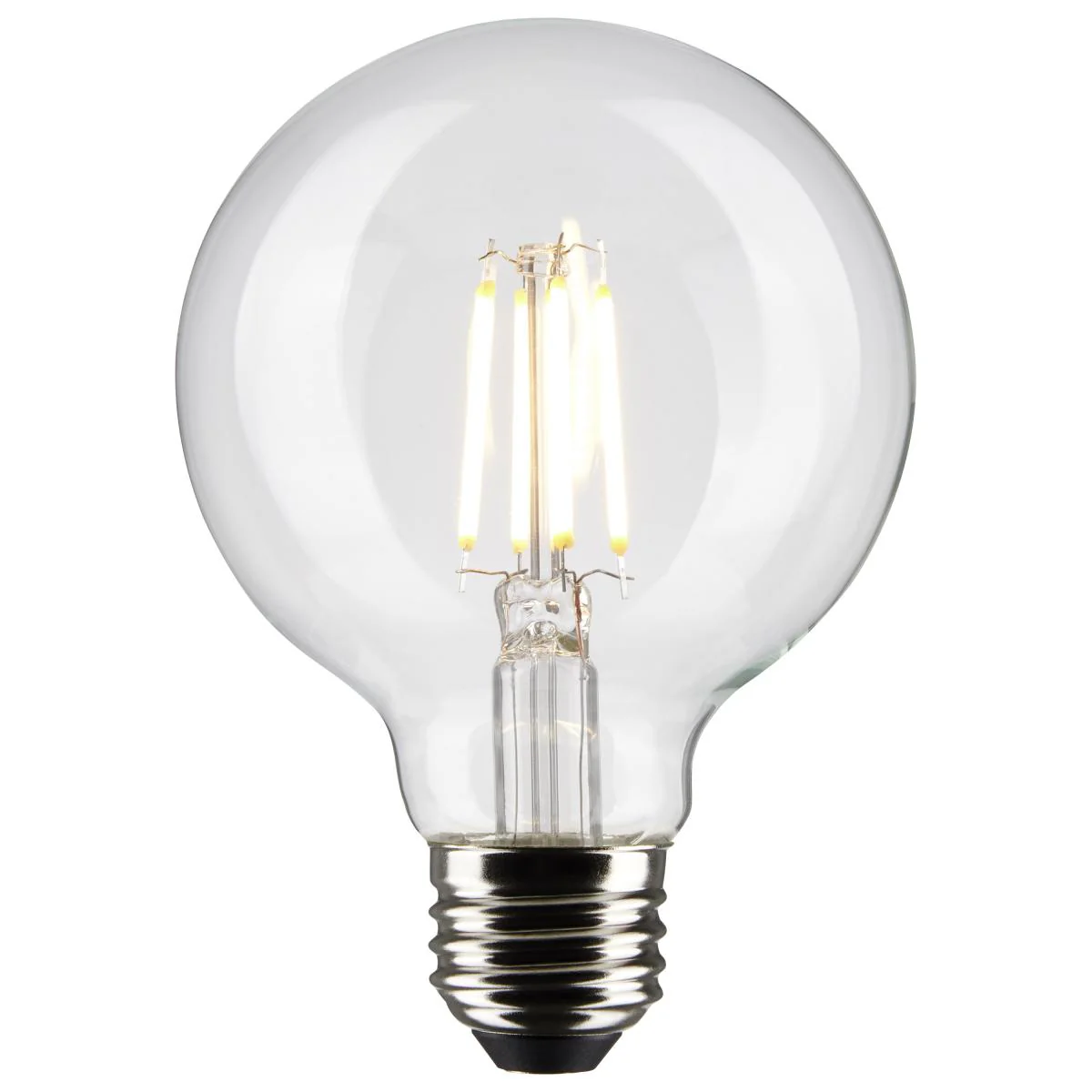Satco LED G25 Globe Light Bulb β 6W β 60W Equivalent β E26 Base β Clear β 2700K - Image 4
