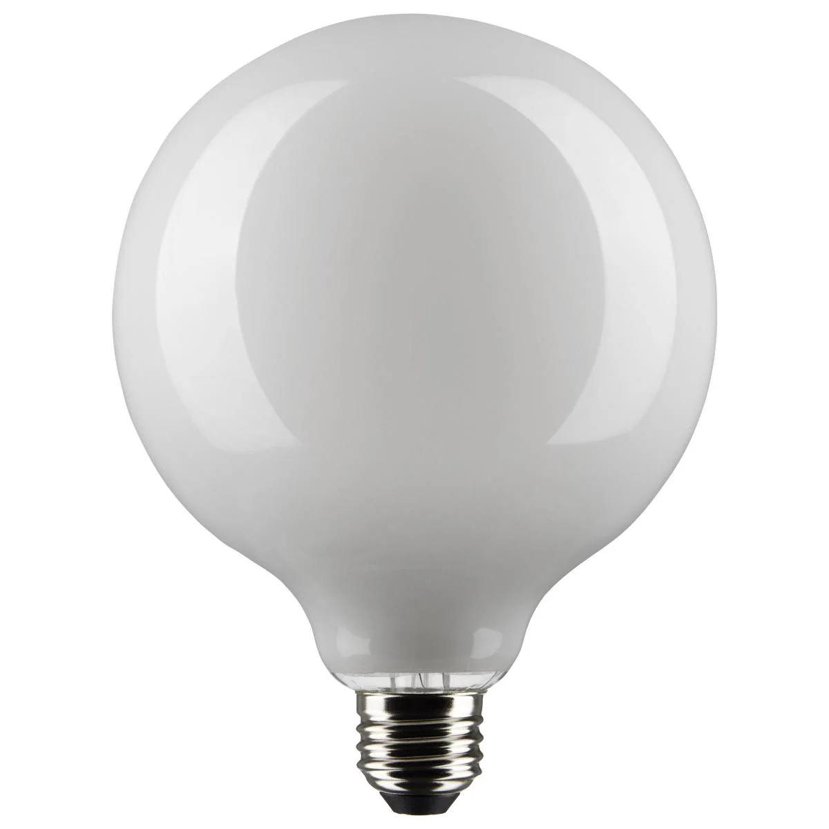 Satco LED G40 Globe Light Bulb – 6W – 60W Equivalent – Frosted – E26 Base – Warm White – 2700K