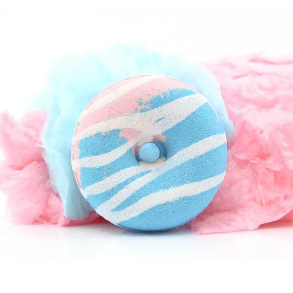 Donut Shape Scented Bath Bombs - Cotton Candy - Image 2