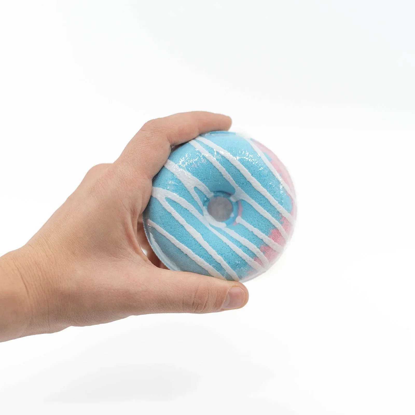 Donut Shape Scented Bath Bombs - Cotton Candy - Image 3