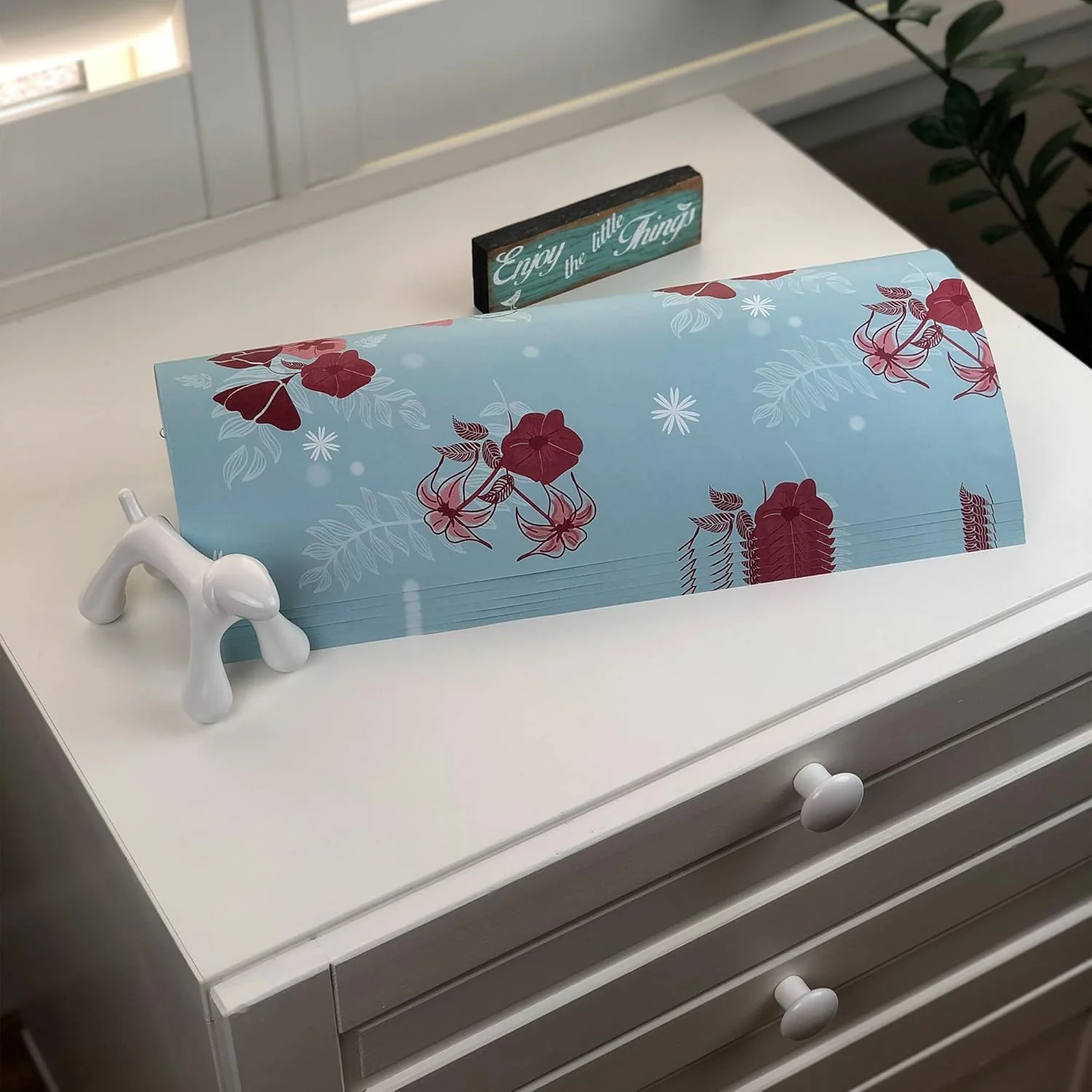 Scented Non-Adhesive Drawer Liners – Poppy Delight – 6 Sheets - Image 5