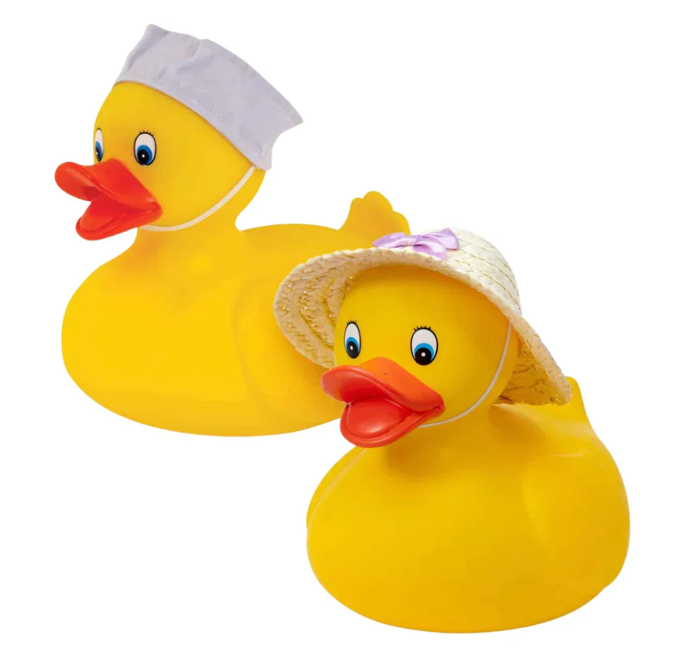 Schylling Large Rubber Duck β 10" β Two Assorted Styles β Each Sold Separately