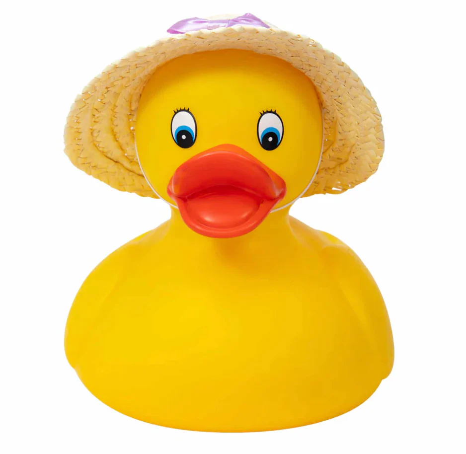 Schylling Large Rubber Duck β 10" β Two Assorted Styles β Each Sold Separately - Image 4