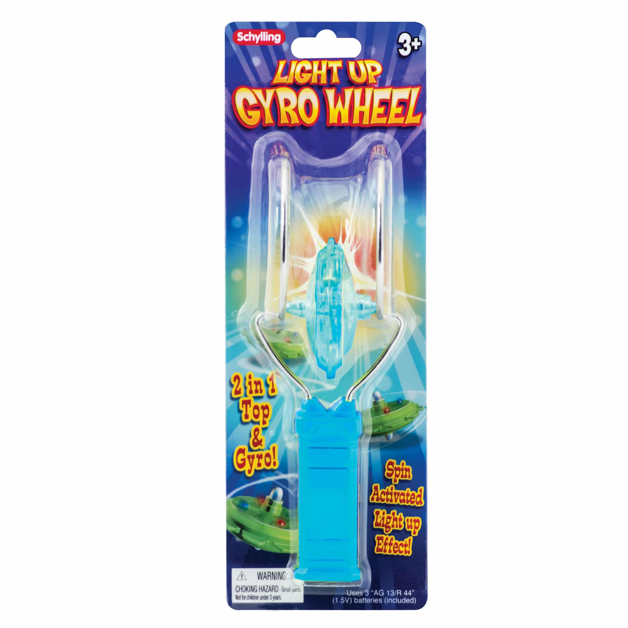 Schylling Light up Gyro Wheel – Assorted Colors – Each Sold Separately - Image 2