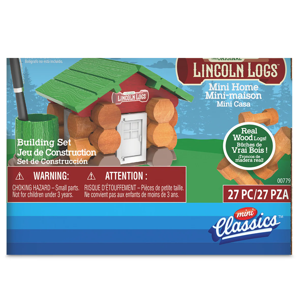 Schylling Mini Classics – Lincoln Logs Mini Home - Image 2