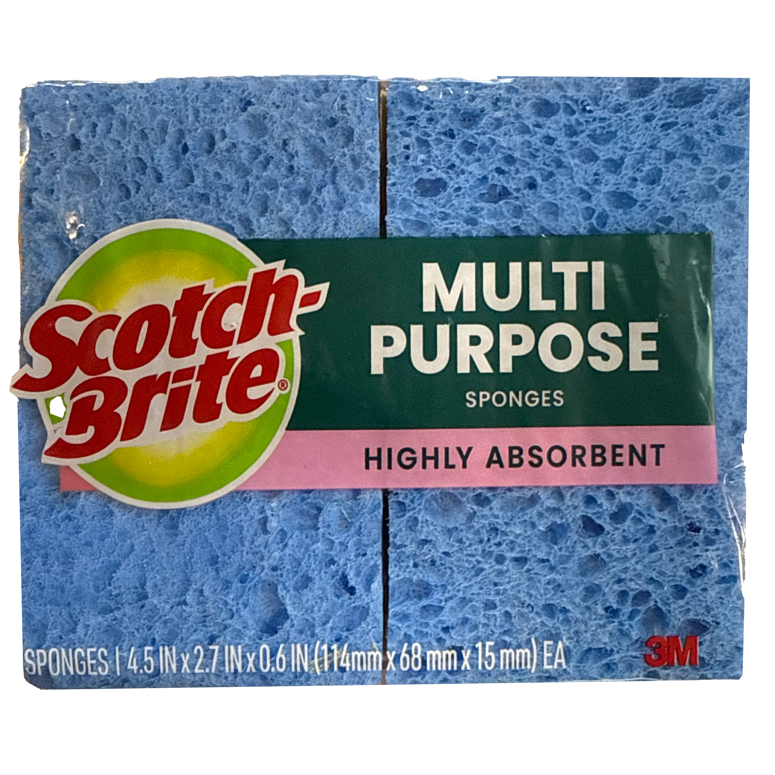 Scotch Brite Multi Purpose Sponge - 4 pk