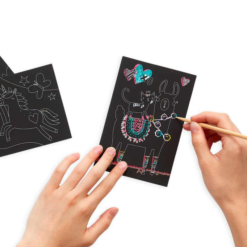 Scratch And Scribble Mini Scratch Art Kit – Funtastic Friends - Image 4
