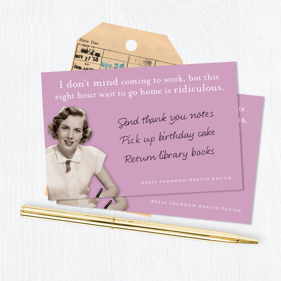 Shannon Martin Sticky Note Pad  – Eight Hour Wait - Image 2