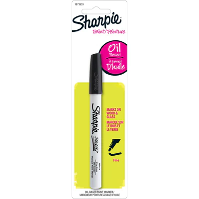 Sharpie Oil-Based Paint Marker  – Black – Fine Point