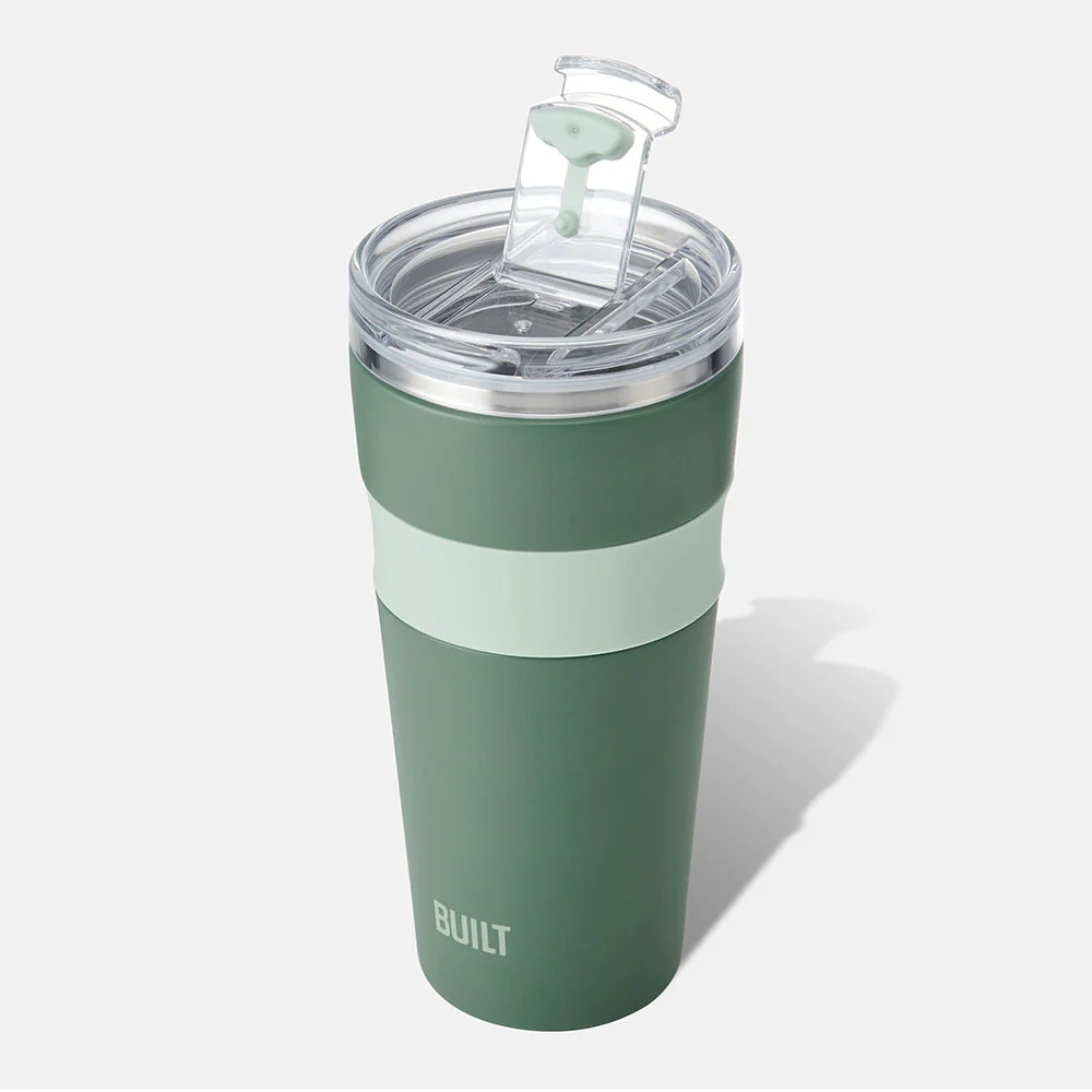 Shasta Double Wall Stainless Steel Tumbler – Sage – 24oz - Image 2