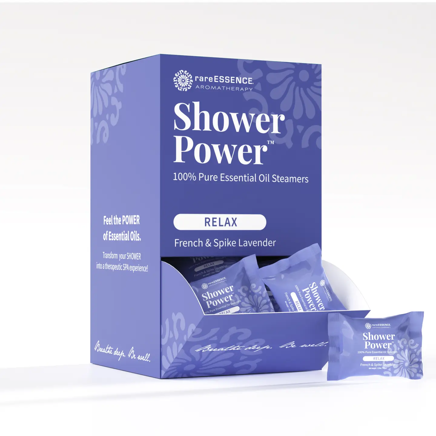 Shower Power 100% Pure Essential Oil Shower Steamer – Relax Blend - Image 2