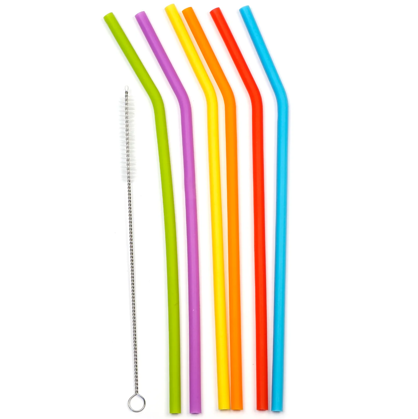 Silicone Drinking Straws – Set of 6
