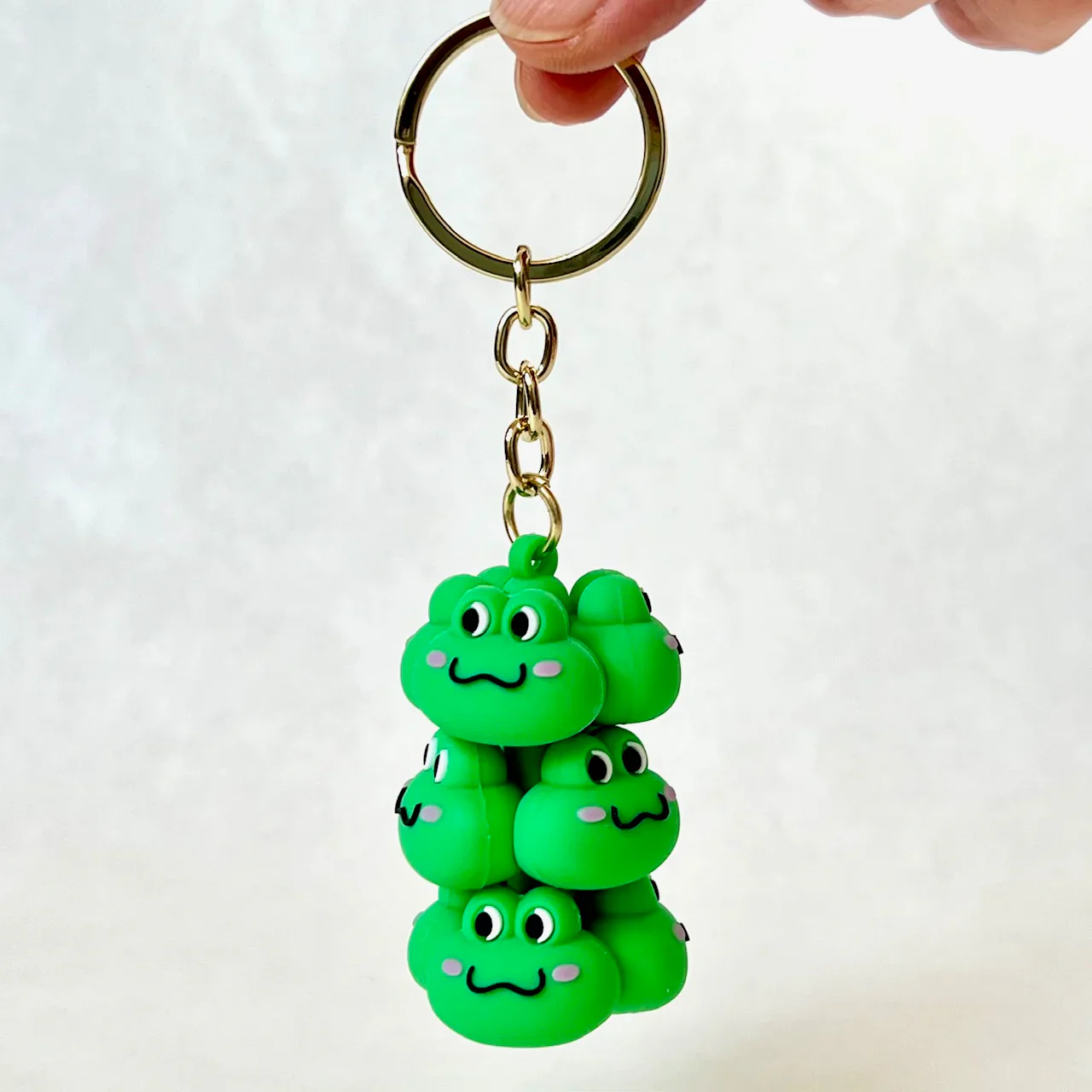 Silly Animals Frog Family Key Charm - Image 2