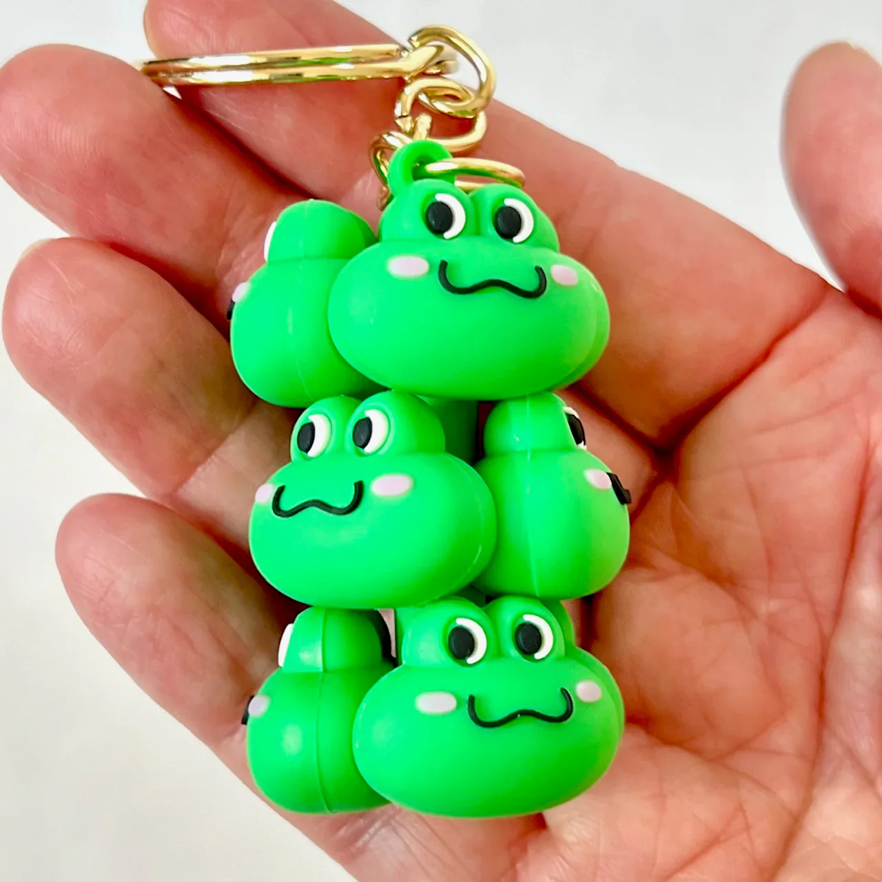 Silly Animals Frog Family Key Charm - Image 3