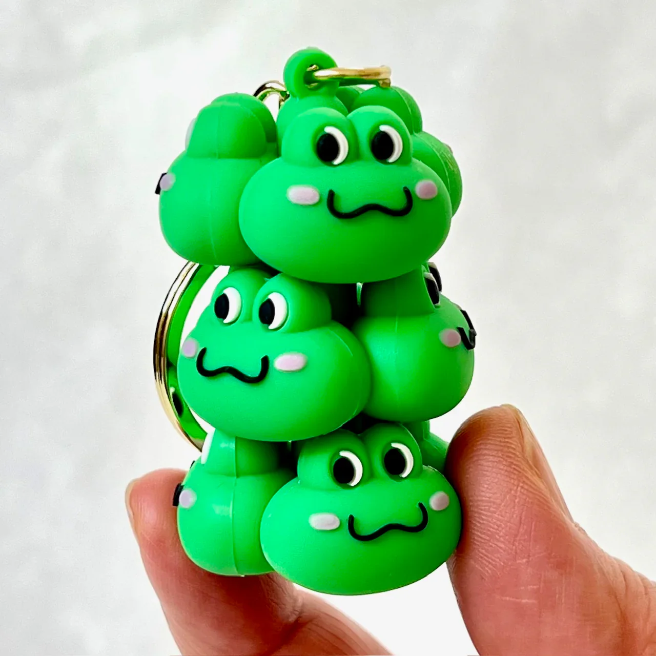 Silly Animals Frog Family Key Charm - Image 4