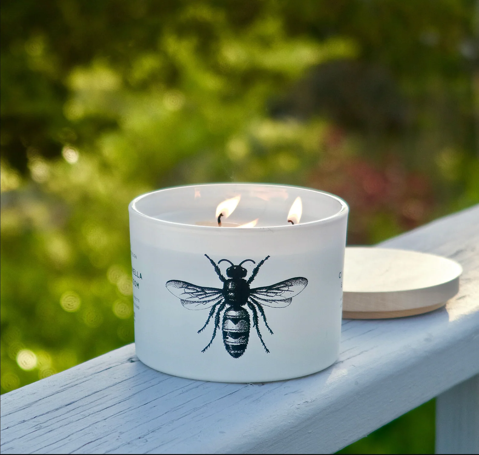 Skeem Design Citronella Blossom Triple-Wick Candle - Image 3